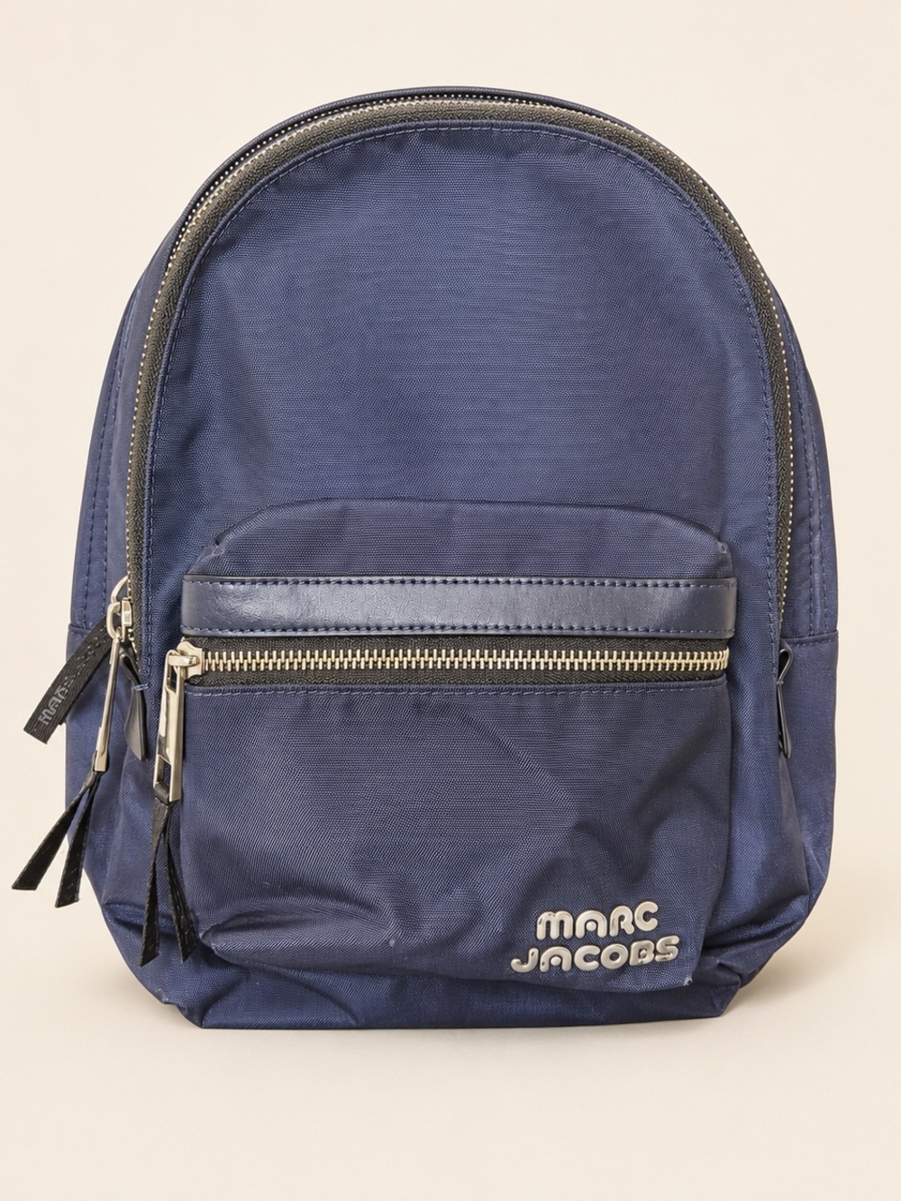 Marc Jacobs Navy Blue Compact Zip Backpack